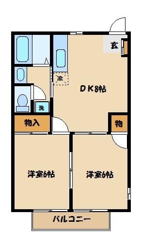 サンシティマノの物件間取画像