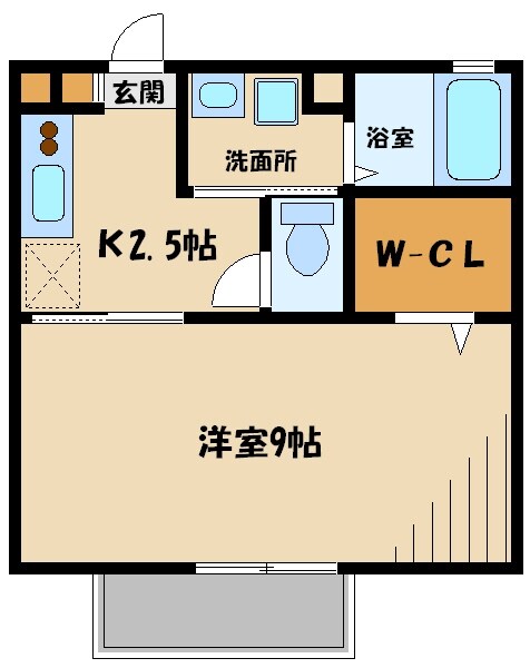 モナリエ東村山の物件間取画像