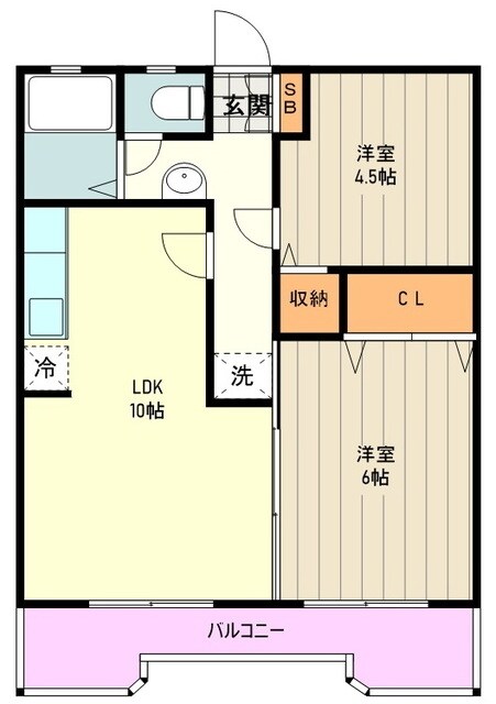 アネックスクレールの物件間取画像