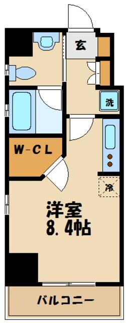スパシエ国立矢川ステーションプラザの物件間取画像