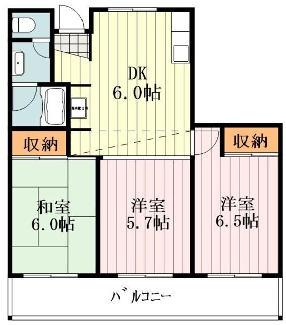 ジーライズ北田園の物件間取画像