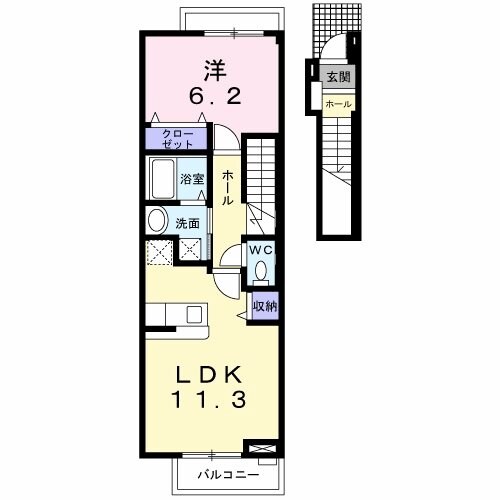 サンスウィートの物件間取画像