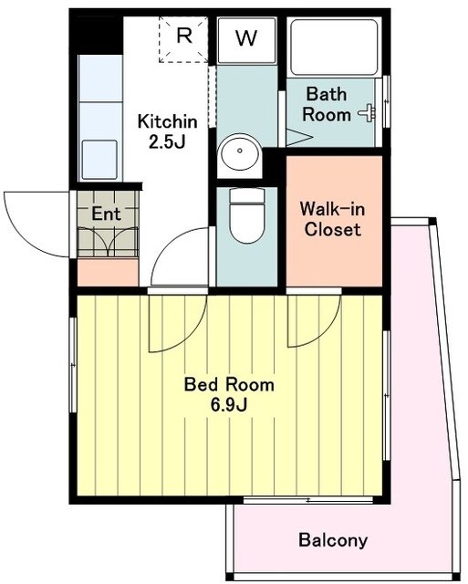 フレア・アサイの物件間取画像