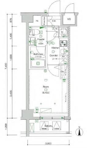 レアライズ西川口2の物件間取画像