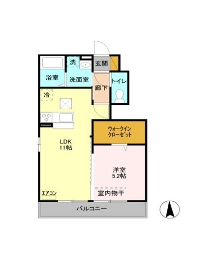 Lupinus(ルピナス)の物件間取画像