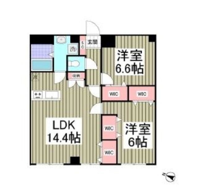 エンデカ東浦和の物件間取画像