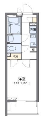 クレイノ栞の物件間取画像