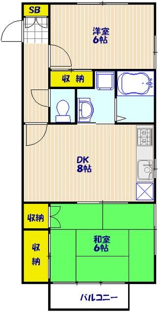 エステートピアKの物件間取画像
