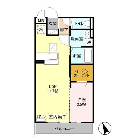 パストラルの物件間取画像