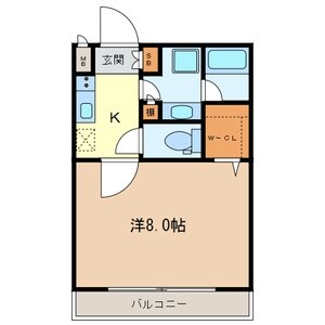 エイトガーデンの物件間取画像