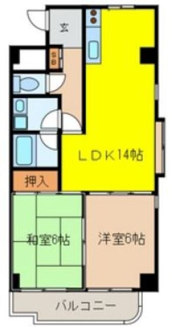 ラーバンライブ・武蔵浦和の物件間取画像