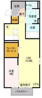 フォッサート・トレ弐番館の物件間取画像