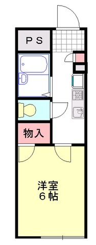 レオパレスKOIKEIIの物件間取画像