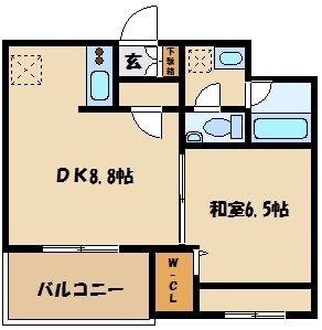 ソアラノーム北浦和の物件間取画像