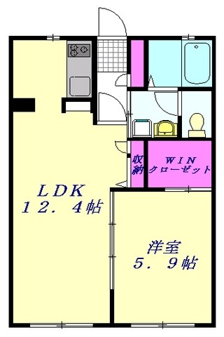 シャーメゾンフィオーレBの物件間取画像