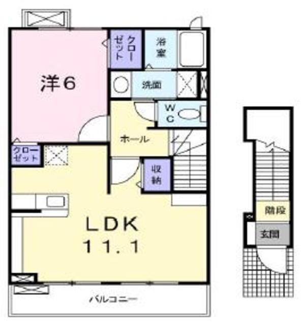 エミナンス南町の物件間取画像