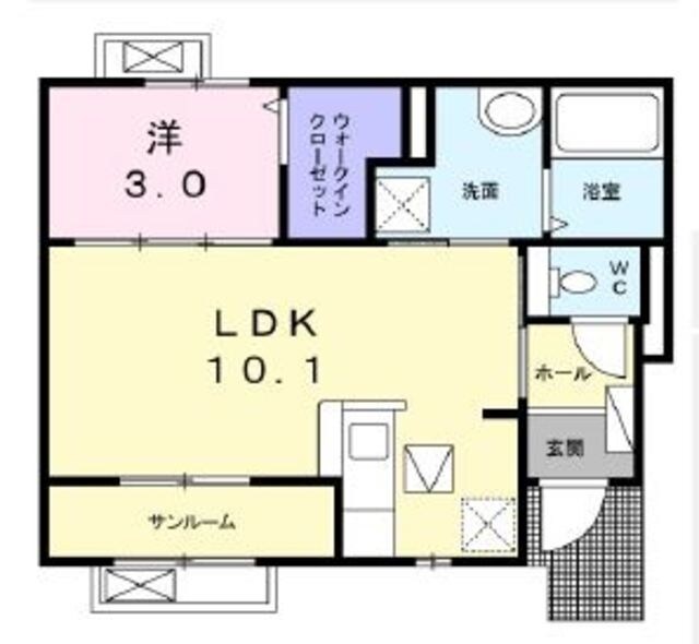 クオーレの物件間取画像