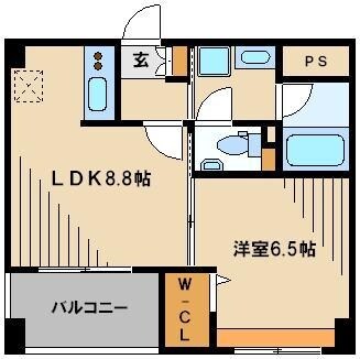 ソアラノーム北浦和の物件間取画像