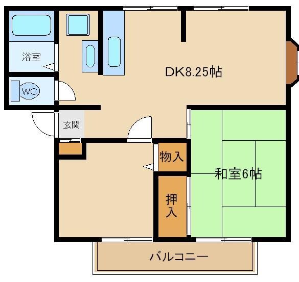 サンライジングの物件間取画像