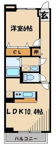 クレメントの物件間取画像