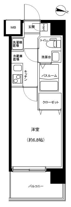 グランフォース西川口の物件間取画像