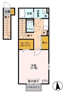 メゾンドエスポワールの物件間取画像