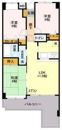 ブリリアントの物件間取画像