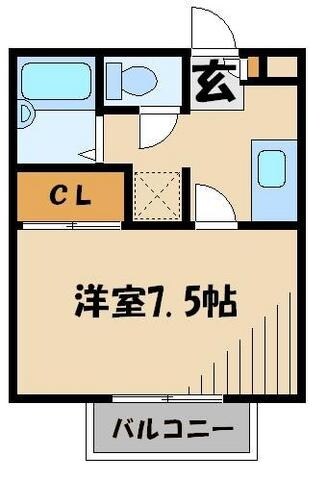 カーサ クーナの物件間取画像