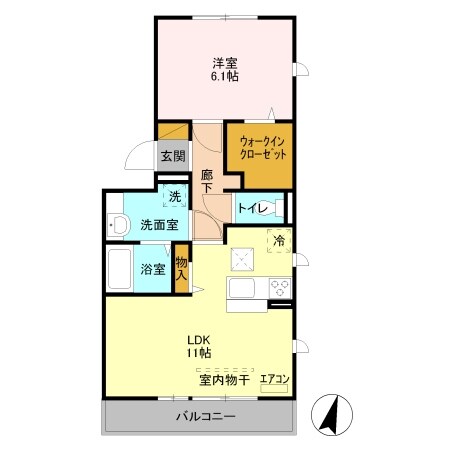 エミネンス武蔵浦和の物件間取画像