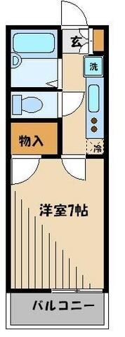 レオパレスプチパレKの物件間取画像