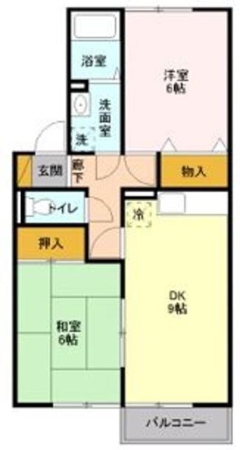 ヴァレンサ氷川B棟の物件間取画像