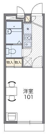 レオパレスバリオヴェルデの物件間取画像