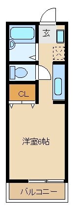 アティアス春日部の物件間取画像