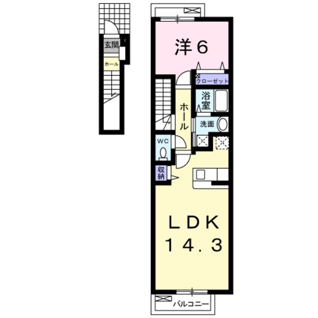 フランの物件間取画像