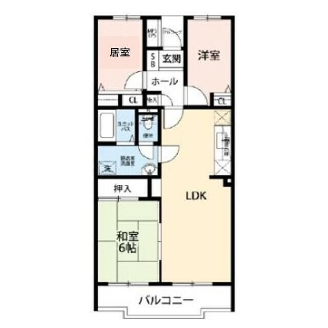 グランシャリオ千間台の物件間取画像