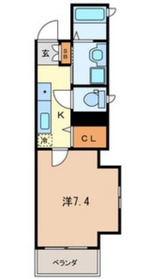 リリー松原の物件間取画像