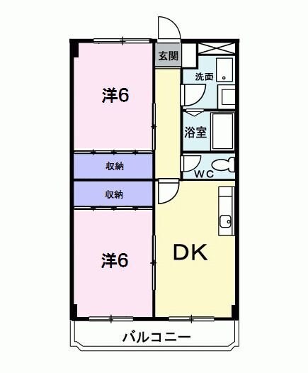 ニューマリッチ吉沢Aの物件間取画像