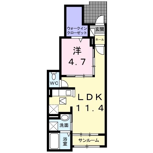 サンライズ ネクスト Bの物件間取画像
