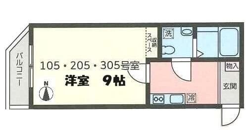 ビーナスコートIIの物件間取画像