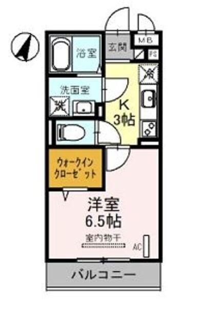 バレンティアの物件間取画像