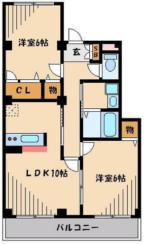 フェデラルの物件間取画像
