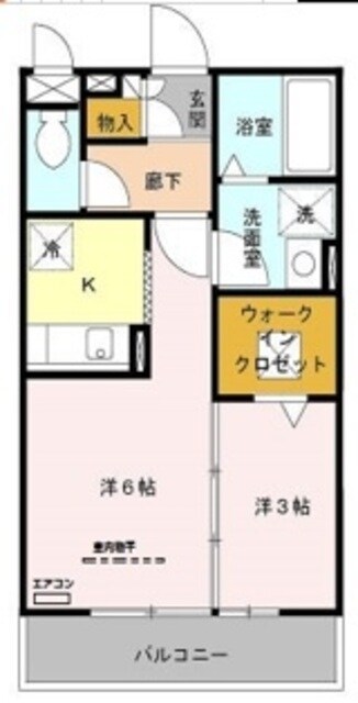ベルレージュの物件間取画像
