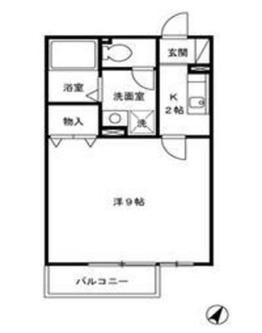 メゾンHOKUSHINの物件間取画像