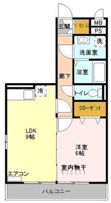 パシ・アージュパルコの物件間取画像