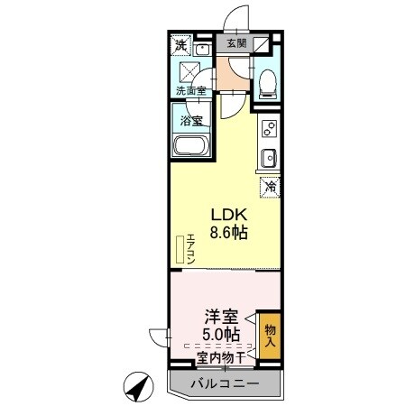 パルナシウスの物件間取画像