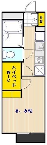 レオパレスアルファードの物件間取画像