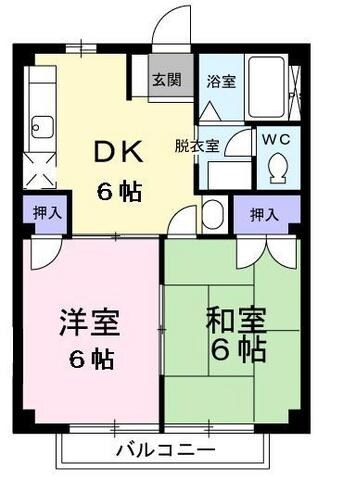 友和ハイツの物件間取画像