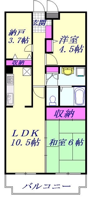 フローレスタ カーサの物件間取画像