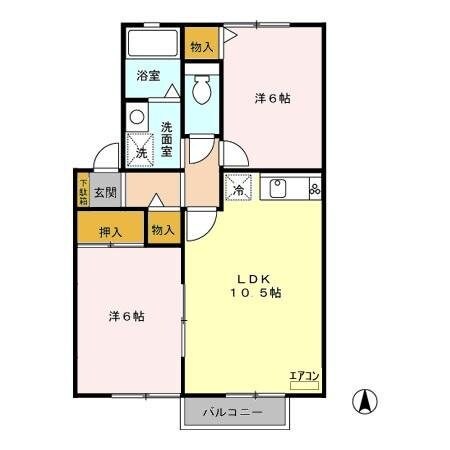 パティオの物件間取画像