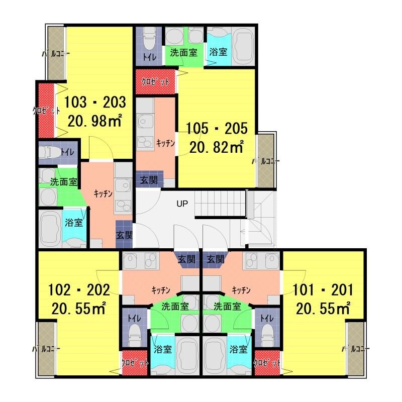 さくらひなたのsentieroの物件間取画像